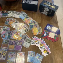 Massive Pokemon Collection Holo Reverse Holo Super Rare 1100 + TCG Card Lot C4 - Image 2