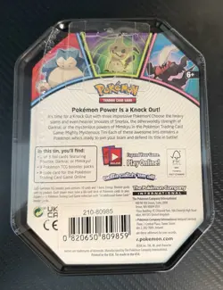 Pokemon TCG Mighty Mysterious Tin Mimikyu Sealed Promo Booster - Image 2
