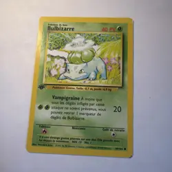 Pokemon 1st Edition Base Set (French) - Bulbizarre (Bulbasaur) - 44/102 - Image 1