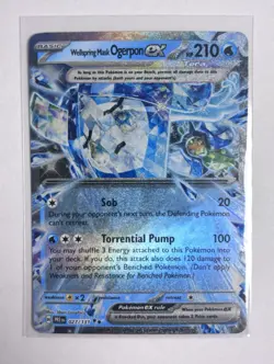 Wellspring Mask Ogerpon ex 027/131 Pokemon Prismatic Evolutions Double Rare NM - Image 1