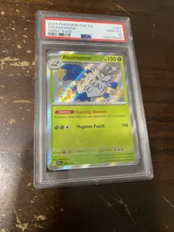 2024 Pokemon TCG S&V: Paldean Fates Abomasnow Shiny Rare Holo 101/091 GEM 10 HTF - Image 1