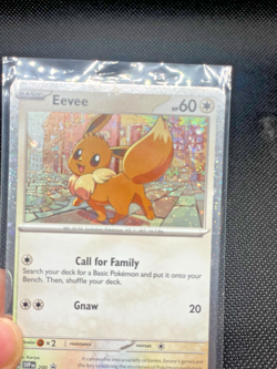 Pokemon Prismatic Evolutions Eevee + Evolutions Cosmos Holo Promo Set 9/9 - Image 4