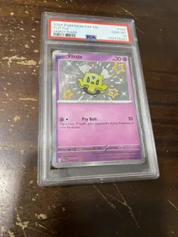 2024 POKEMON PALDEAN FATES PAF EN #145 WATTREL SHINY RARE PSA 10 POP 22 RARE HTF - Image 1