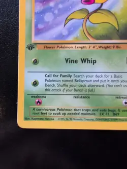 Bellsprout First Edition Jungle Pokemon 49/64 - Image 5