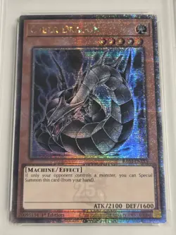 PSA 9 Cyber Dragon RA03-EN155 Quarter Century Secret Rare Yugioh Alt Art Mint - Image 2