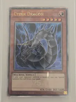 PSA 9 Cyber Dragon RA03-EN155 Quarter Century Secret Rare Yugioh Alt Art Mint - Image 3