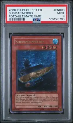 2006 Yu-Gi-Oh! Power Of The Duelist POTD-EN008 Submarineroid Ultimate PSA 9 - Image 1