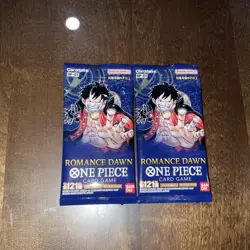 One Piece TCG Romance Dawn OP01 TWO Booster Packs Jap Sealed! - Image 4