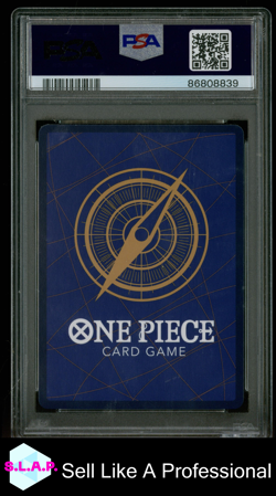 ROB LUCCI ONE PIECE 93 2023 OP05 HOLO GEM MINT ENGLISH PSA 10 - Image 2