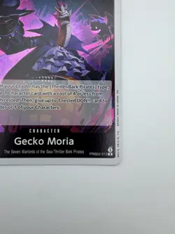 One Piece Card Game Gecko Moria PRB02-013 Rare Foil English NM - Image 5