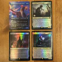 MTG LotR Prerelease Promo Cards Lot, Lord of the Rings LTR, Barad-dur, Gandalf - Image 1
