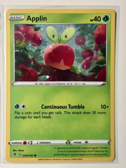 Pokemon Card Lot - Applin Dipplin Morpeko X3 Cosmos Holo Card Lot NM - A35 - Image 3