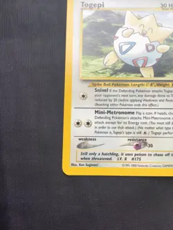 Pokemon Cards: Wizards Black Star Promo: Togepi 30 - Image 5