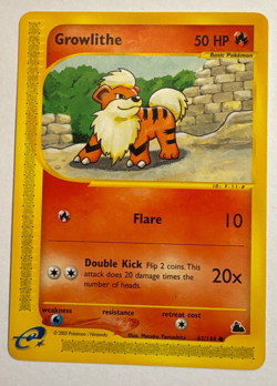 Growlithe 62/144 Skyridge Pokemon Card E-Reader - Image 1