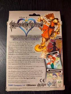 Kingdom Hearts TCG Starter Deck RARE TOMY Square Enix Disney Trading Cards Ariel - Image 2