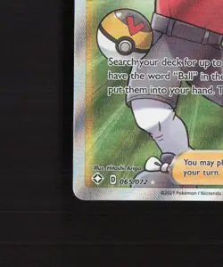 Ball Guy 065/072 Shining Fates Full Art Ultra Rare Holo Pokemon Card NM - Image 5