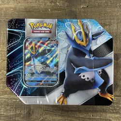 Pokemon Trading Card Game 2021 (TCG) V Strikers Tin, ft. Empoleon V - Image 1