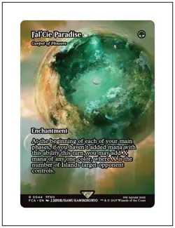 1x Fal'Cie Paradise - Carpet of Flowers, Final Fantasy, Magic MTG NM - Image 1