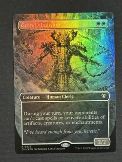 Magic The Gathering Grand Abolisher Borderless Commander Masters Foil - Image 2