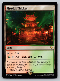 Fire-Lit Thicket - Final Fantasy Commander - MTG - Image 1