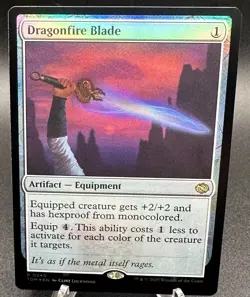 Dragonfire Blade [Foil] #240 Magic Tarkir: Dragonstorm - Image 1