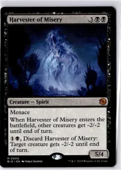 Harvester of Misery Outlaws of Thunder Junction: the Big Score Regular NM M 0009 - Image 1