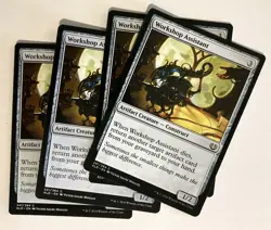 Workshop Assistant (4) Kaladesh NM MTG Magic the Gathering - Image 1