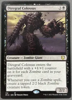 Diregraf Colossus [Innistrad: Midnight Hunt Commander] Near Mint - Image 1