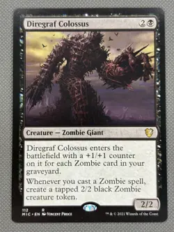 Diregraf Colossus [Innistrad: Midnight Hunt Commander] Near Mint - Image 2