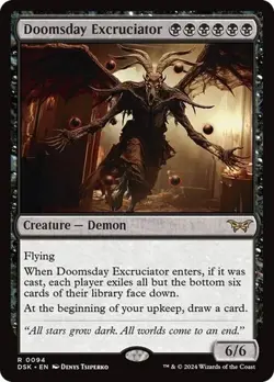 MTG Doomsday Excruciator Normal NM Duskmourn: House of Horror Magic 94 - Image 1