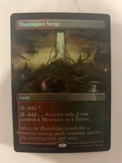 Thornspire Verge (Borderless) Duskmourn: House of Horror Foil - Image 1