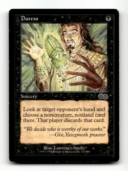 Duress Urza's Saga #132 Magic the Gathering - Image 1