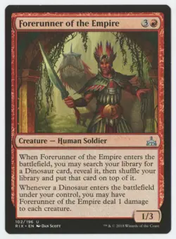 MTG Rivals of Ixalan Forerunner of the Empire #102 Uncommon - Image 1