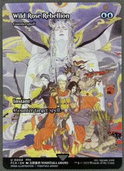 Counterspell "Wild Rose Rebellion" - Showcase FCA NM MTG - Image 1