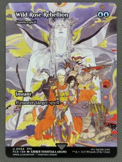 Counterspell "Wild Rose Rebellion" - Showcase FCA NM MTG - Image 2