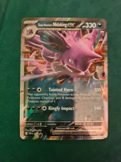 Pokemon TCG Team Rocket’s Nidoking Ex SVP 217 Black Star Promo - Image 1
