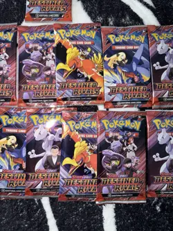 Pokemon Destined Rivals Booster Packs lot of 15 - Image 4