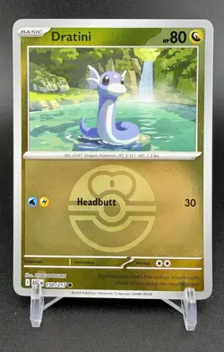 Dratini 150/217 - Love Ball Reverse Holo - Pokemon TCG: Ascended Heroes NM - Image 1