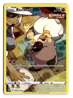 Pokemon Rockruff TG07/TG30 Sword & Shield Silver Tempest Trainer Gallery A - Image 1