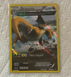 Pokemon TCG Dragonite Roaring Skies 52/108 1st Edition Reverse Holo Holo Rare NM - Image 1