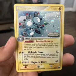 Pokemon Magneton EX Legend Maker Reverse Holo Rare Played - Image 1