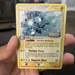Pokemon Magneton EX Legend Maker Reverse Holo Rare Played - Image 2