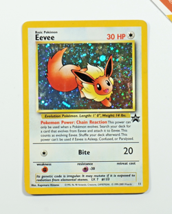 Pokemon Eevee #11 Wizard Black Star Promo English Holo - Image 1