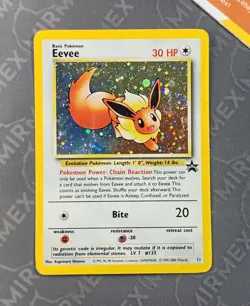 Pokemon Eevee #11 Wizard Black Star Promo English Holo - Image 2