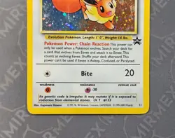 Pokemon Eevee #11 Wizard Black Star Promo English Holo - Image 4