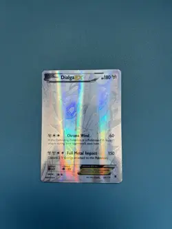 Pokemon Dialga EX Secret Rare Full Art Holo 122/119 XY Phantom Forces 180HP - Image 2