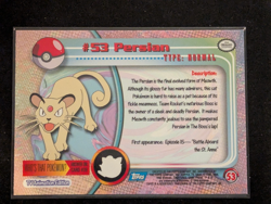Persian #53 Topps Pokemon Tv Animation Edition MINT FREE SHIPPING - Image 2