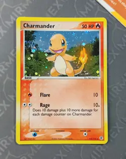 Pokemon Charmander 113/112 EX FireRed & LeafGreen English Holo - Image 2