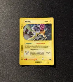 Pokemon SKYRIDGE - #H26/H32 Raikou - Holo - ITA - Heavily Played - Image 3