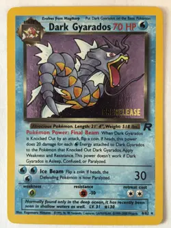 Pokemon TCG Rocket Gyrados Prerelease Holo Promo NM/LP - Image 1
